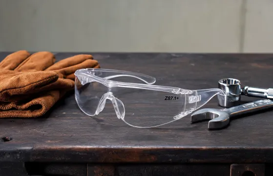 Safety glasses for shop work
