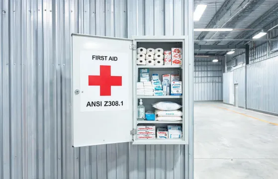 Industrial first aid cabinet